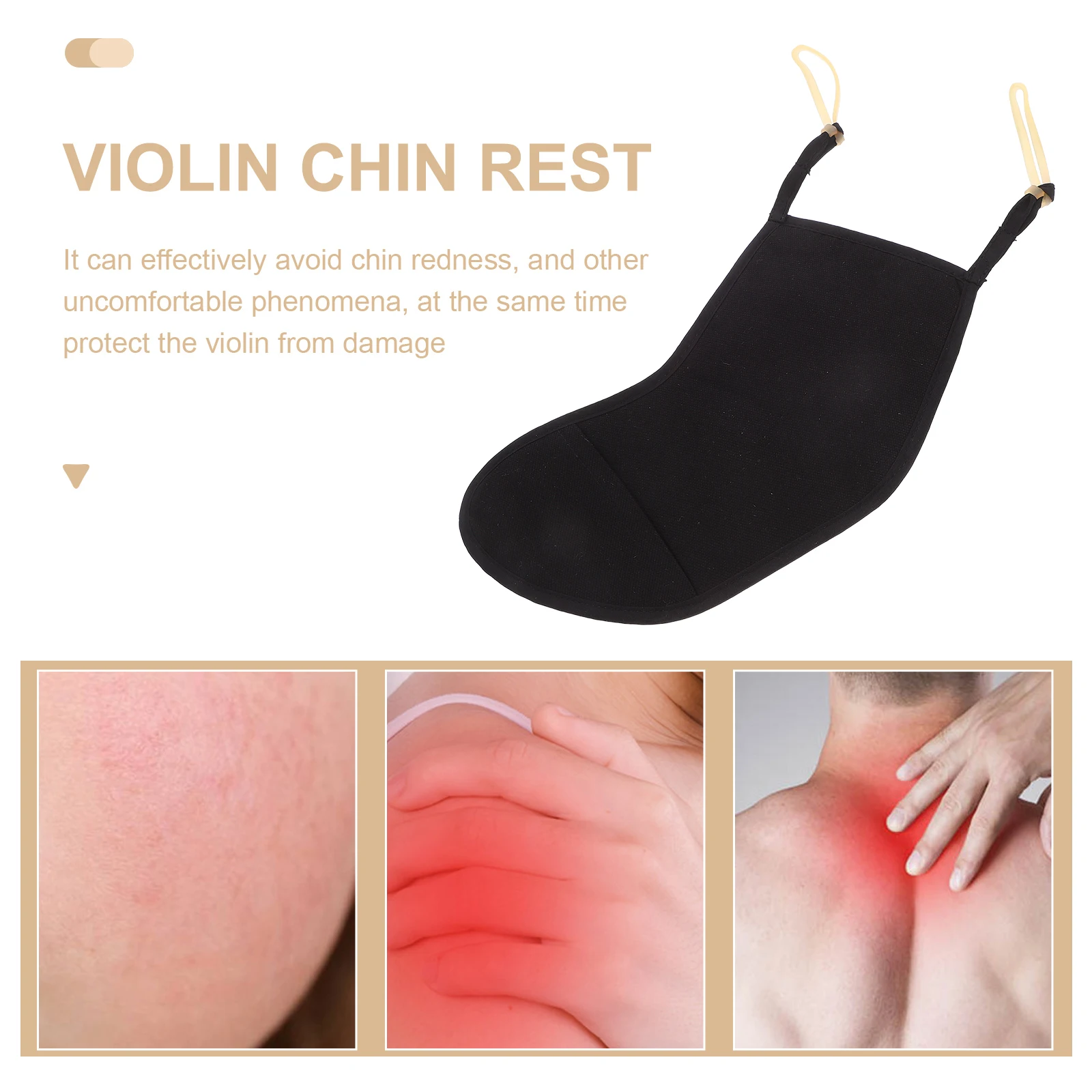 

Violin Shoulder Pads Chin Cushion Accessories Replacement Accessory Pure Cotton Parts