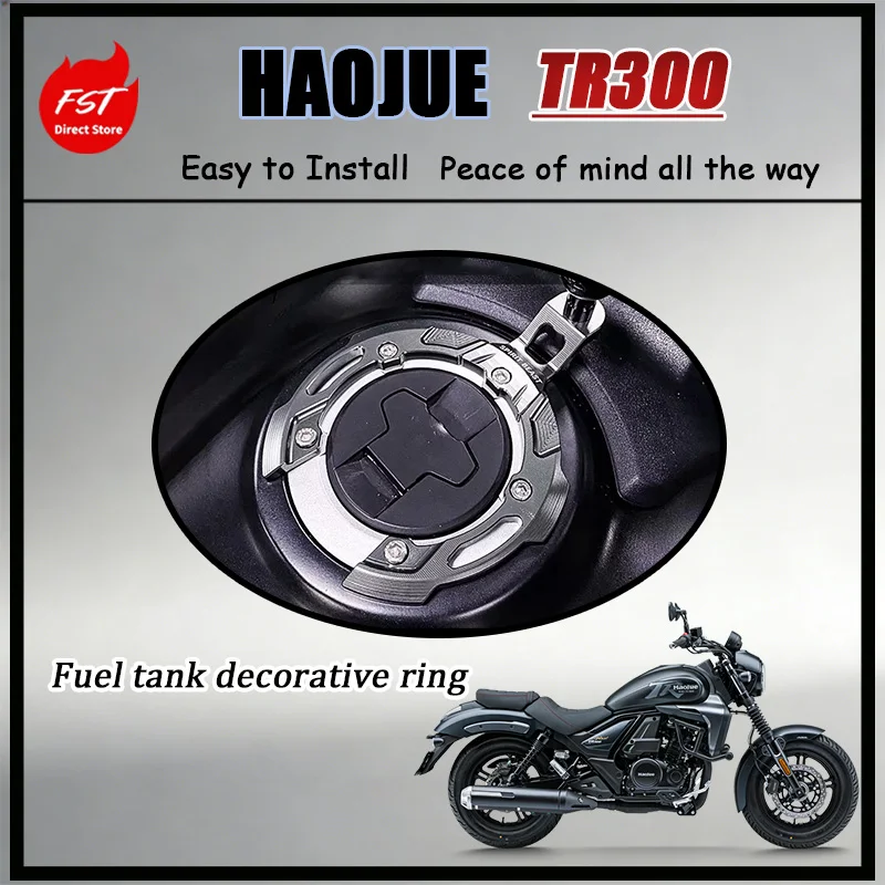 FOR Haojue TR300 CNC Fuel Tank Decor Ring Anti-Slip Phone Navigation Expansion Stand for GSX250 DL250 Motorcycle Stable Mount