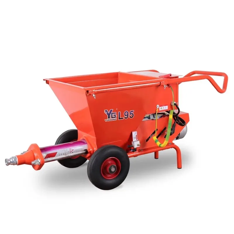 putty cement mixer concrete sprayer mortar airless spray plaster machine fireproofing coated wall paint rendering machine CE