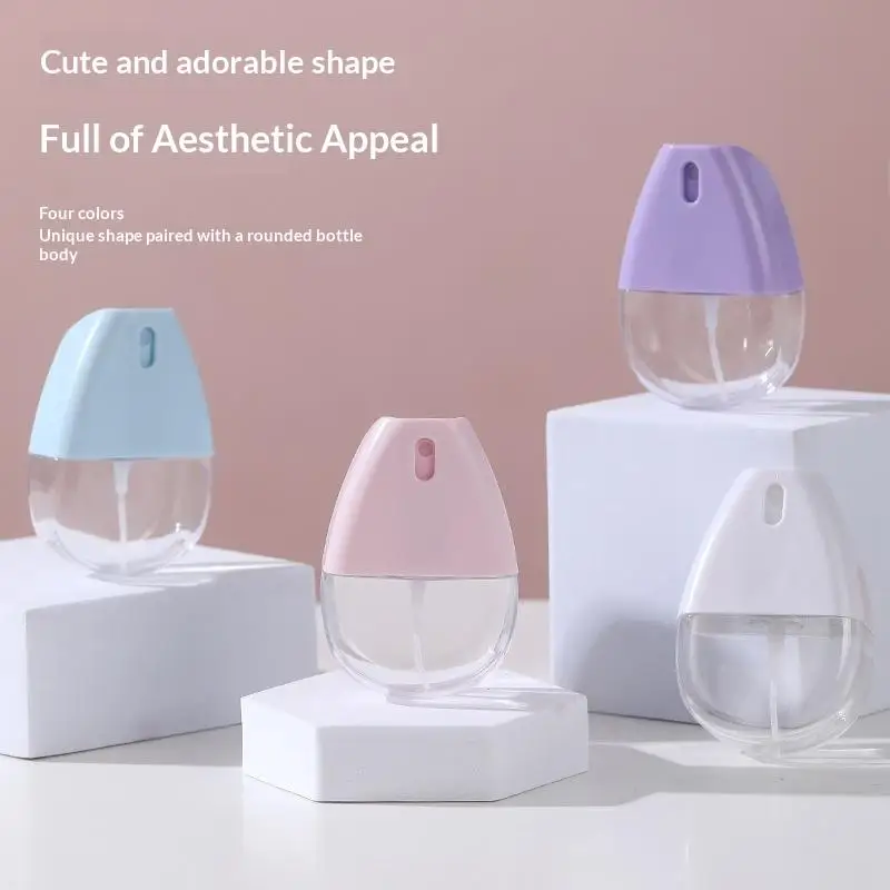 Mini Card Spray Bottle 25ml Hand Sanitizer Alcohol Bottles Refillable Bottle Travel Press Portable Sub-bottling Cosmetic Tool