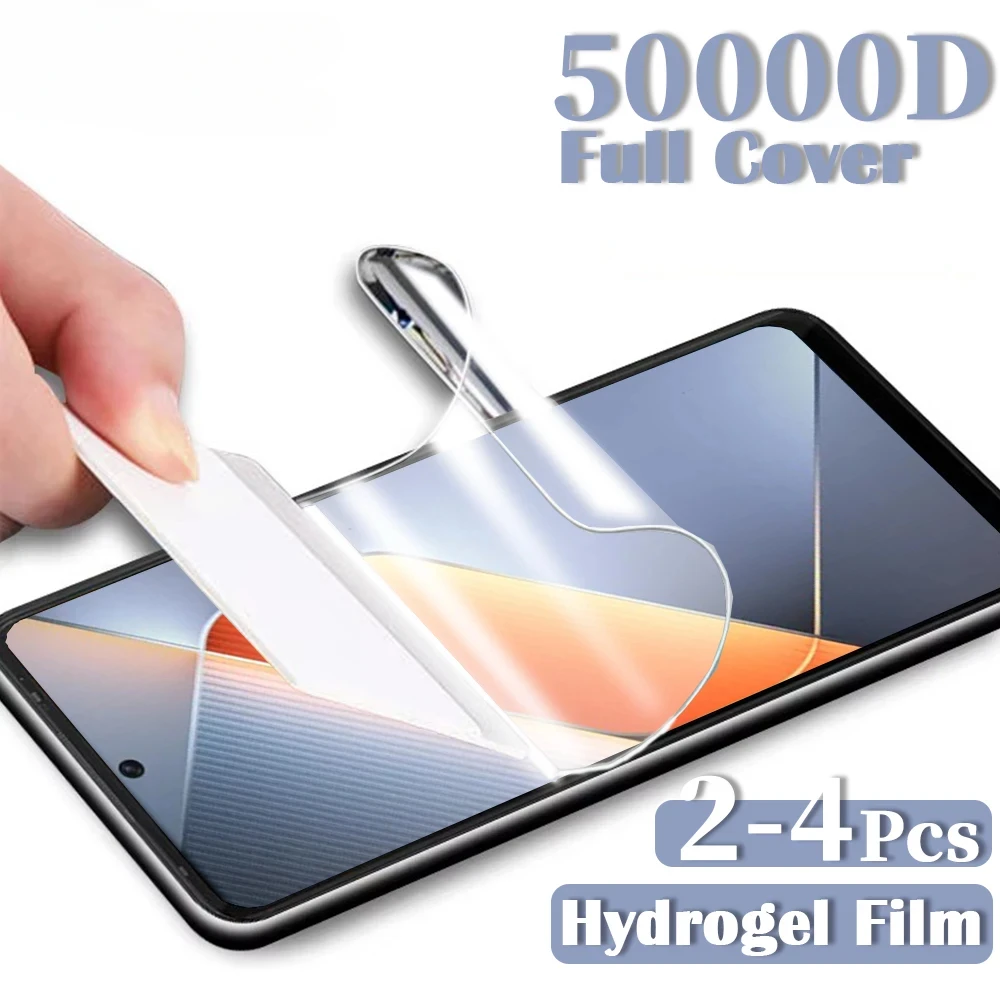 

2-4Pcs Flexible HD Hydrogel Film For Tecno Pova 6 5 4 Pro Pop 9 8 7 6 Screen Protectors For Camon 19 Neo 18 18P 18T Not Glass