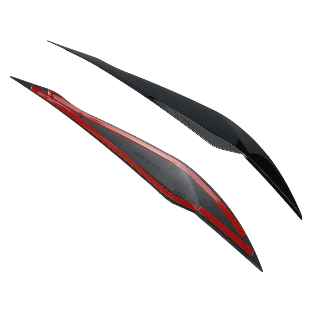 Protective Headlight Eyebrow Cover 2 Pieces for BMW F30 F31 3 Series 318i 320i 2012 2018 ABS Plastic Headlight Trim