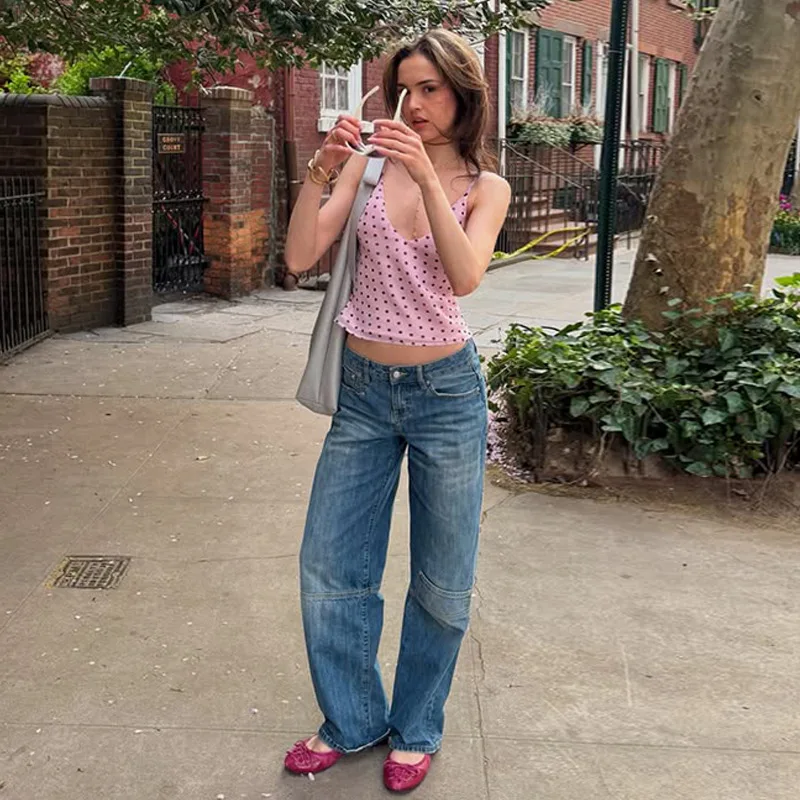 

Women Mesh Polka Dots Tops Shirts Pink Princess Sweet Streetwear Lady Female Preppy Style Summer High Street Tropical Casual Top