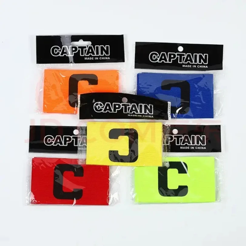 

1 captain's armband Football Match Velcro armband Elastic Match armband wrapped C logo Adults and children Velcro Armband 2025