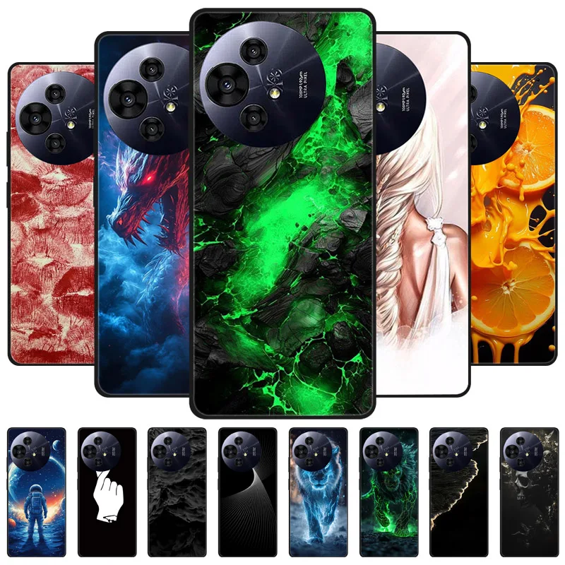 Funda de silicona suave TPU para TCL 50 50Pro NxtPaper 5G, funda trasera para TCL 60 XE NxtPaper, protector para TCL P10.