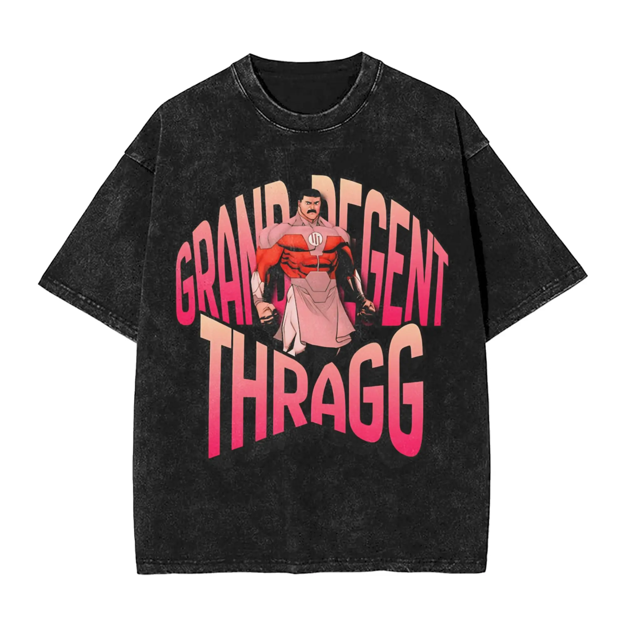 Mens T Shirt Thragg Grand Regent – Vintage Comic Washed T Shirts Novelty  Beach Tee Shirt Aesthetic Print Casual Tops Hot Sale