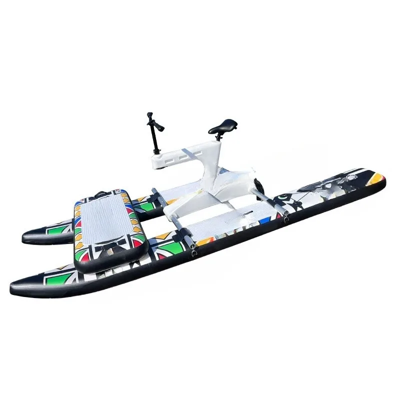 

Park water bicycle pedal sightseeing recreational bicycle portable water pontoon water bicycle