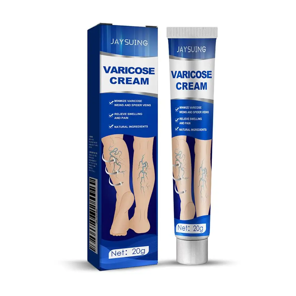 Salbe gegen Krampfadern. Effektive Creme zur Linderung von Krampfadern zur Linderung von Bein-Vaskulitis, Venenentzündung, Spinnenschmerzen, Pflege