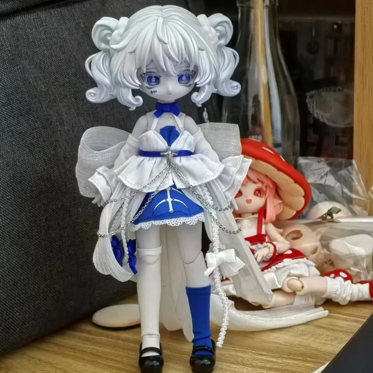

For Fans Collector Time Series Echo 1/12 Electronic Pet Bjd Mystery Box Joint Movable Doll Anime Figures Kawaii Model Gift Toy