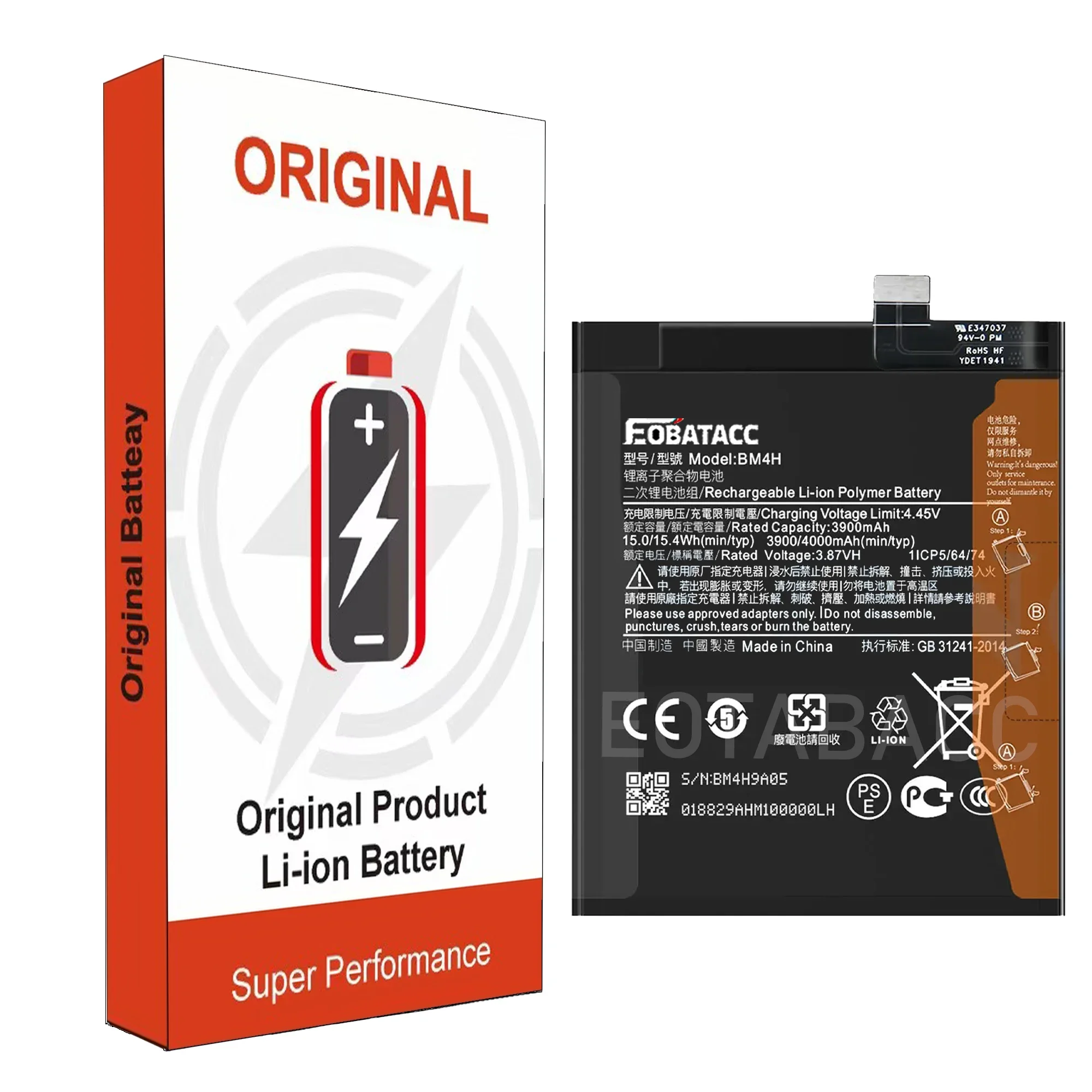 2025 Years EOBATACC 100% New BM4H  Battery For Xiaomi Mi 9 Pro 4000mAh Batteries+Free Tools