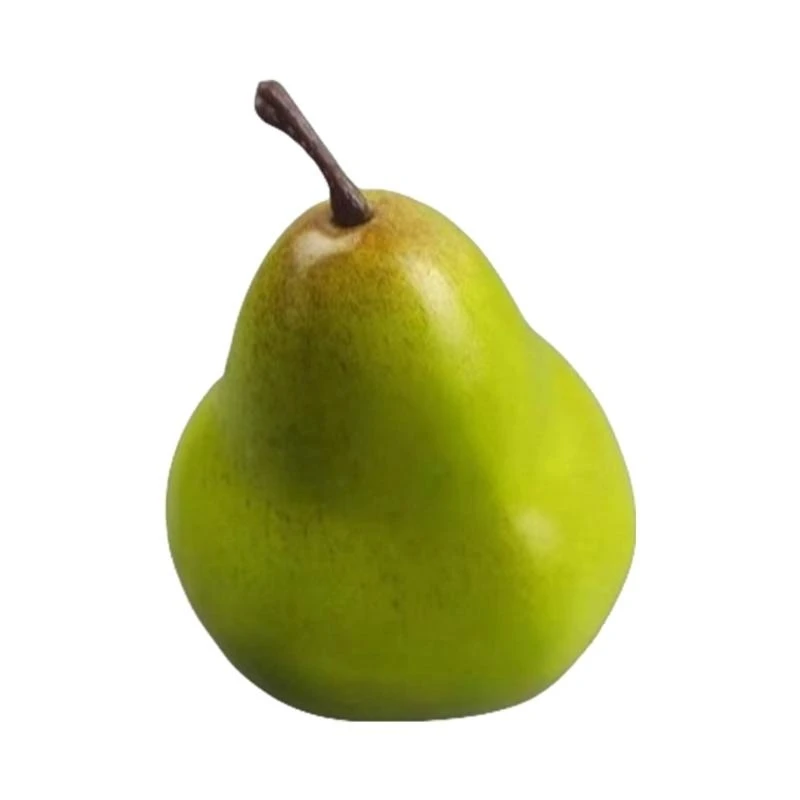 

652F Faux Pear Ornament Dining Room Centerpieces Decorative Realistic Fruit for Home Decoration and Supermarket Props
