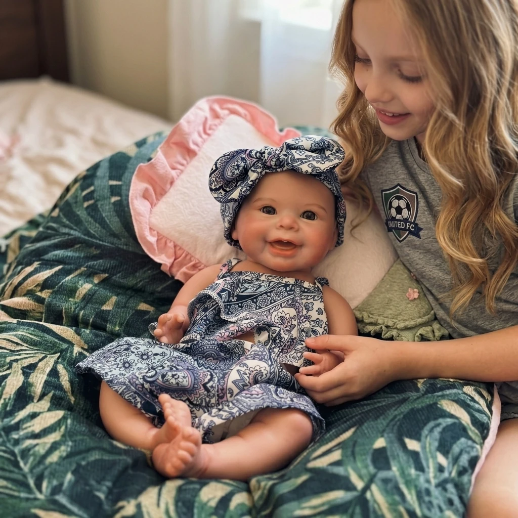 OtardDolls Handmade 18 Inch Anatomically Reborn Baby Doll, Ultra‑Realistic Cute Newborn Doll