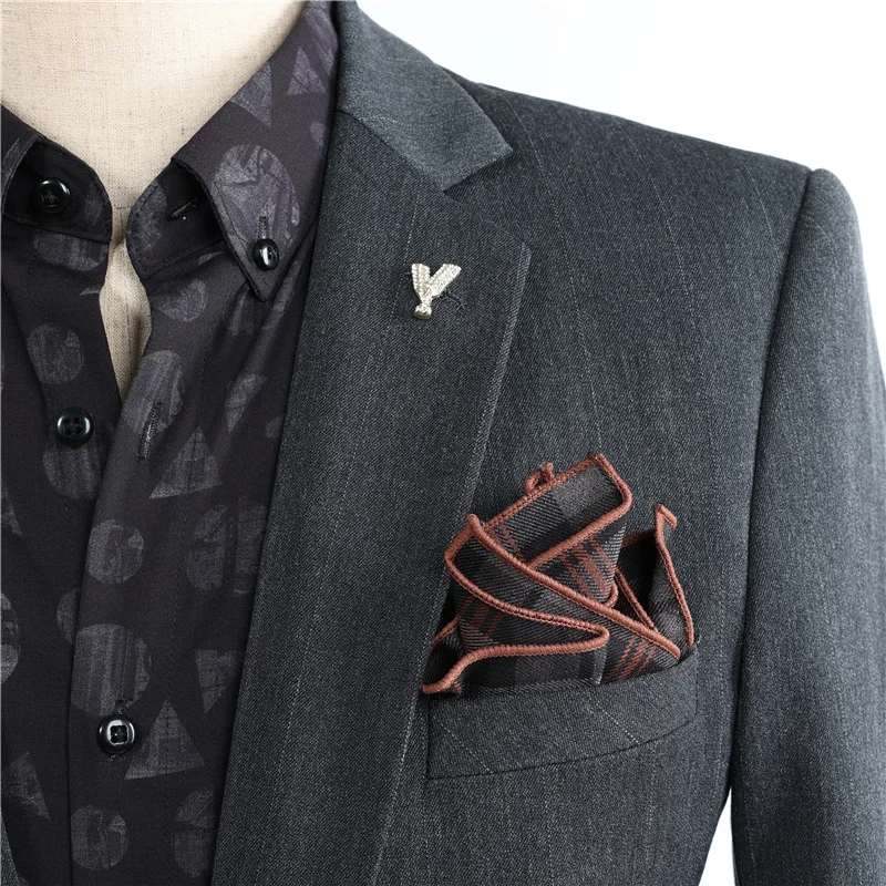 Herren Slim Fit Hochzeit Bräutigam Event Anzug