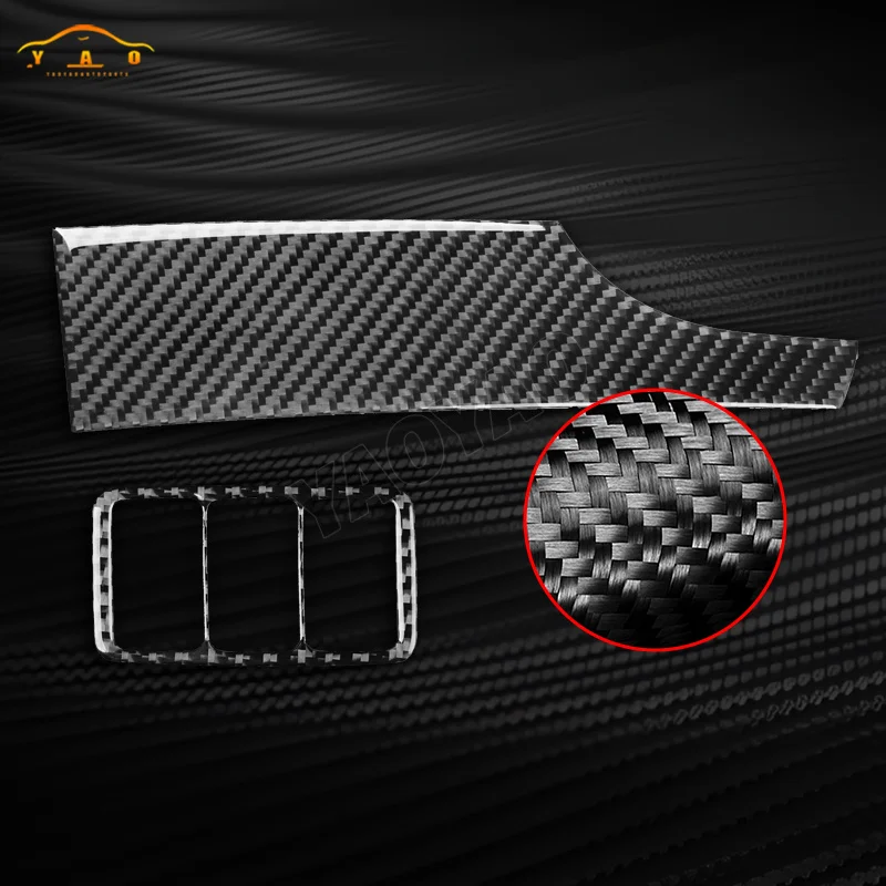 

Carbon Fiber For Acura TSX 2009-2014 Center Console Gear Shift Dashboard Air Vent Outlet Panel Trim Set Car Accessories Sticker