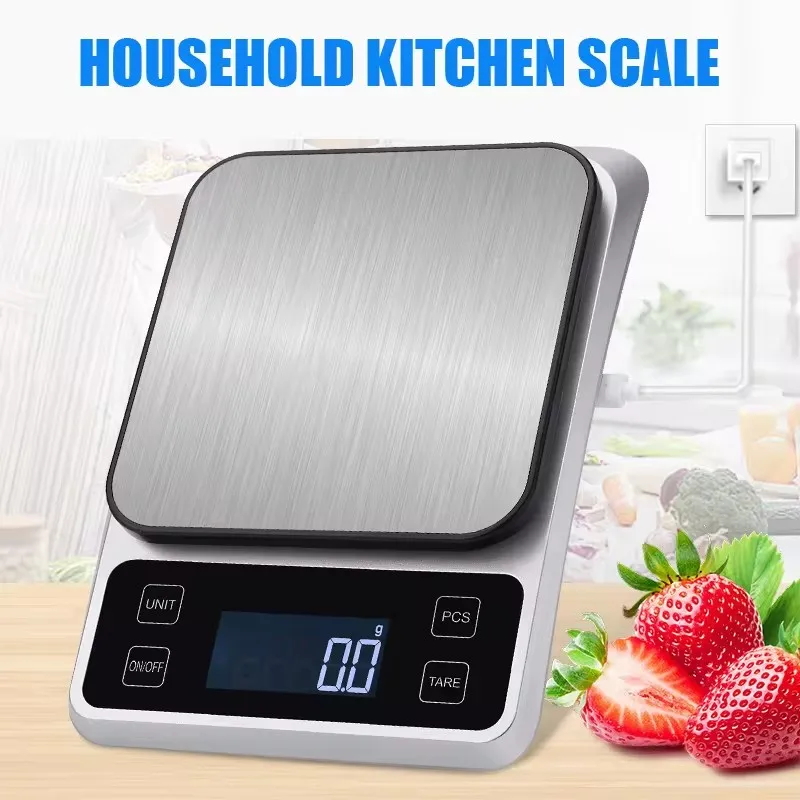 Kitchen Weighing Scale Electronic Weigh Balance Mechanical Scale 5kg 10kg Kitchen Food Scale