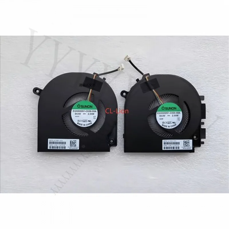 

Q + новый охлаждающий вентилятор для процессора и графического процессора HP Envy 17-CR 17T-CR N13561-001 N13562-001 DC5V