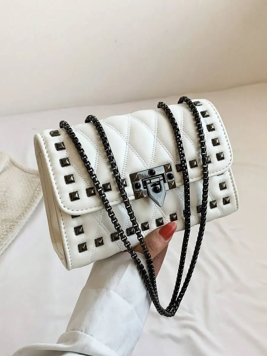 

New Women's Fashion Versatile Chain Shoulder Crossbody Small Square Bag