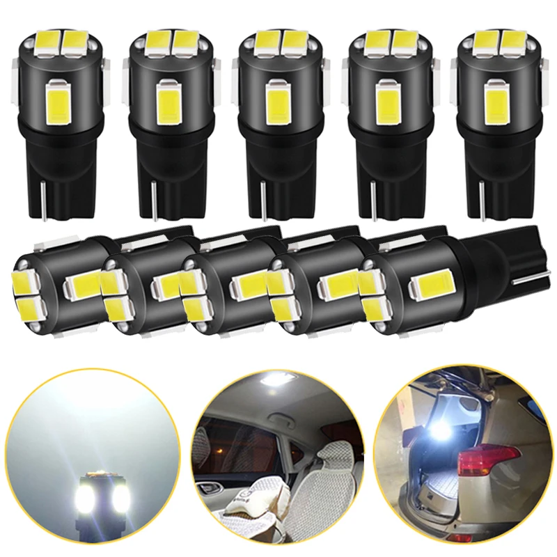 

10pcs W5W T10 2821 LED Interior Car Light For Citroen C5 C3 C4 Picasso Xsara Berlingo Saxo C2 C1 C4L DS3 Xantia leds Auto 12V DC
