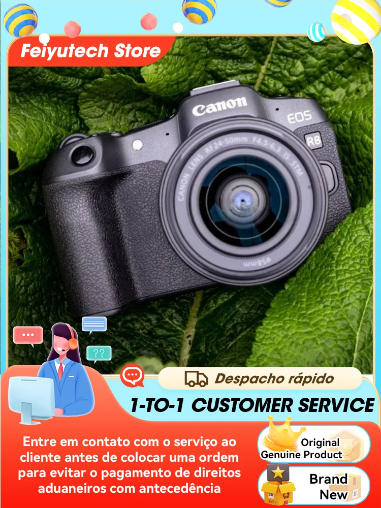 Canon EOS R8: الكاميرا المدمجة بمستوى احترافي لتصوير الفيديو والصور بجودة عالية