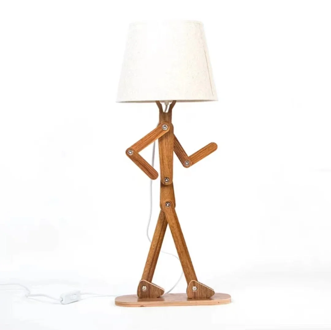 Nordic Style Living Room Creative Small Humanoid Floor Lamp Children's Room Personality Decor Cartoon Bedroom Sitting Floor Lamp