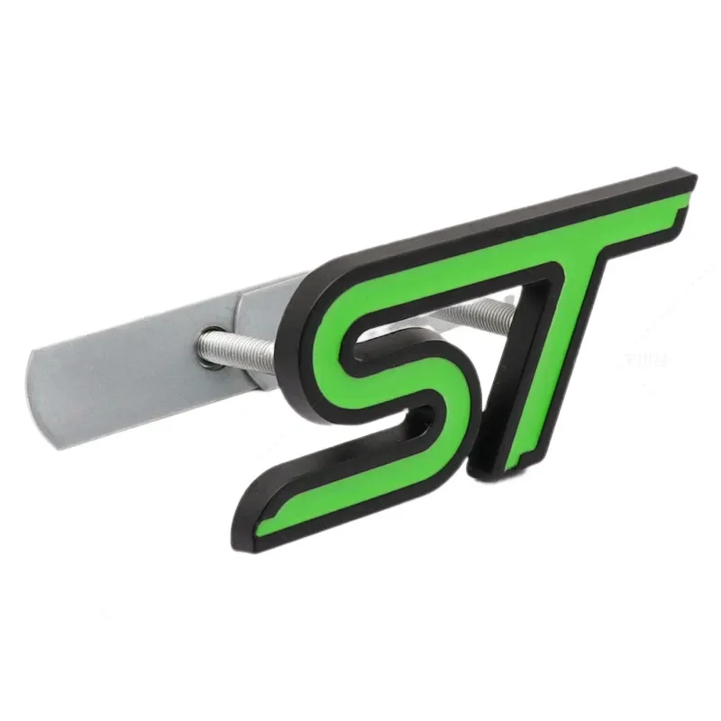 3D Metal ST Front Grille Emblem Badge Car Rear Trunk Auto Sticker For Ford Focus Mondeo Fiesta Edge Escort MK2 MK3 MK4 MK5 MK7 view 5