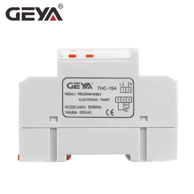 GEYA THC-30A 20A 16A Electric Digital Timer Switch Programmable AC DC 12V 24V 110V 220V 240V  Electronic Timers