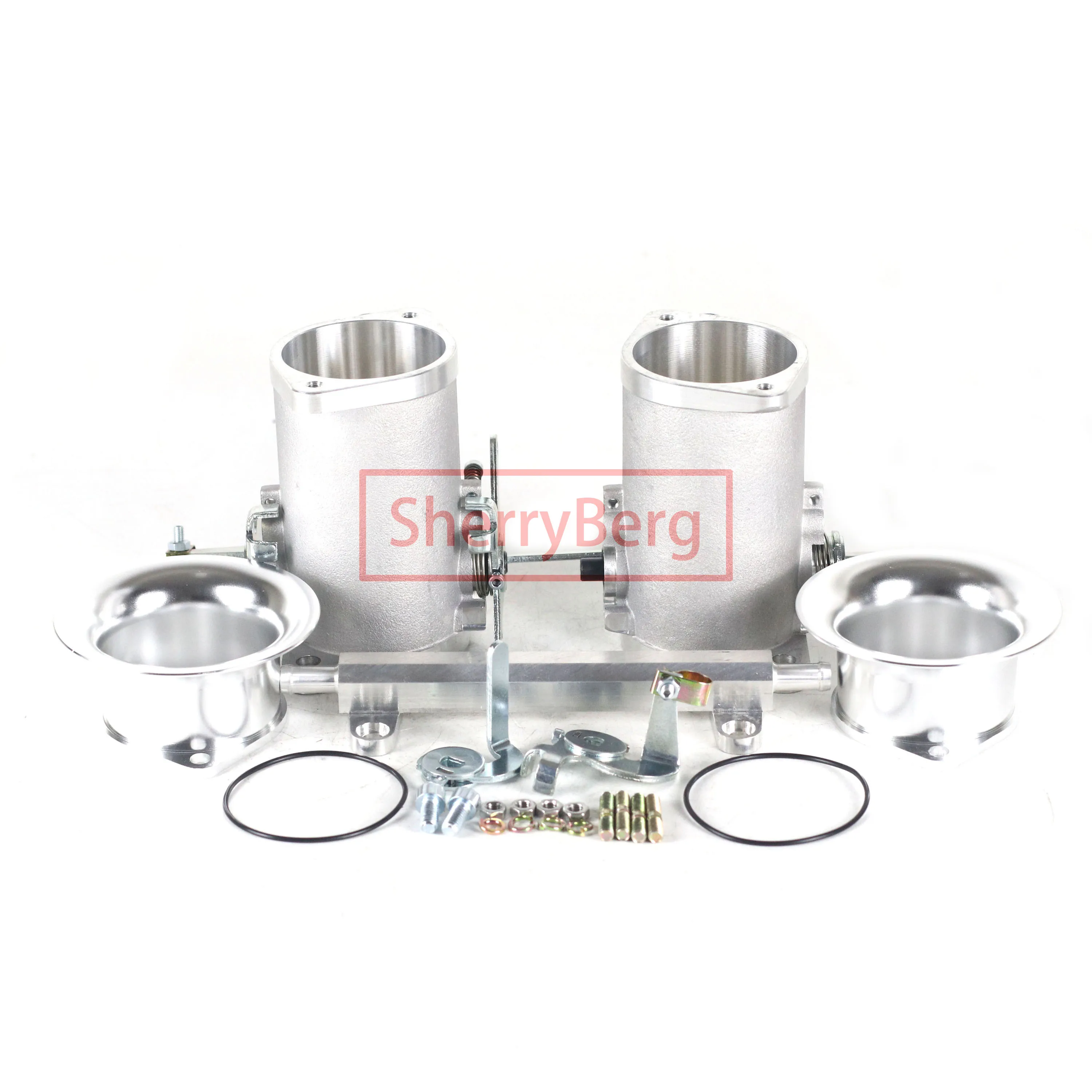 

Новый комплект дроссельной заслонки SherryBerg 55MM Bore 55IDA TBS с воздушным коллектором для карбюратора Jenvey IDA, высота 108 мм, для Weber EMPI W, с топливной рампой.