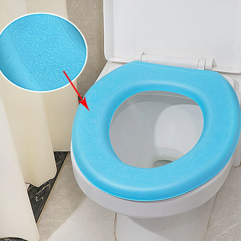 Universal Waterpoof Soft Toilet Seat Cover Bathroom EVA Washable Closestool Mat Pad Cushion O-shape Toilet seat Toilet Cover