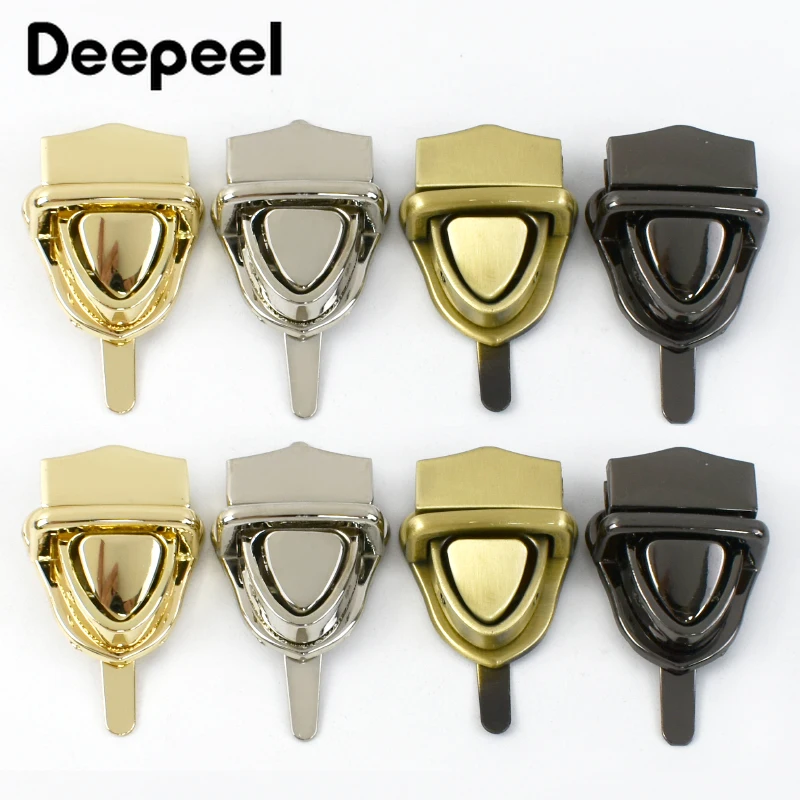 2/5Sets Deepeel 30/38mm Turn Twist Lock Metal Buckles for Handbag Purse Snap Closure Locks Replace Clasps Hardware Accessories