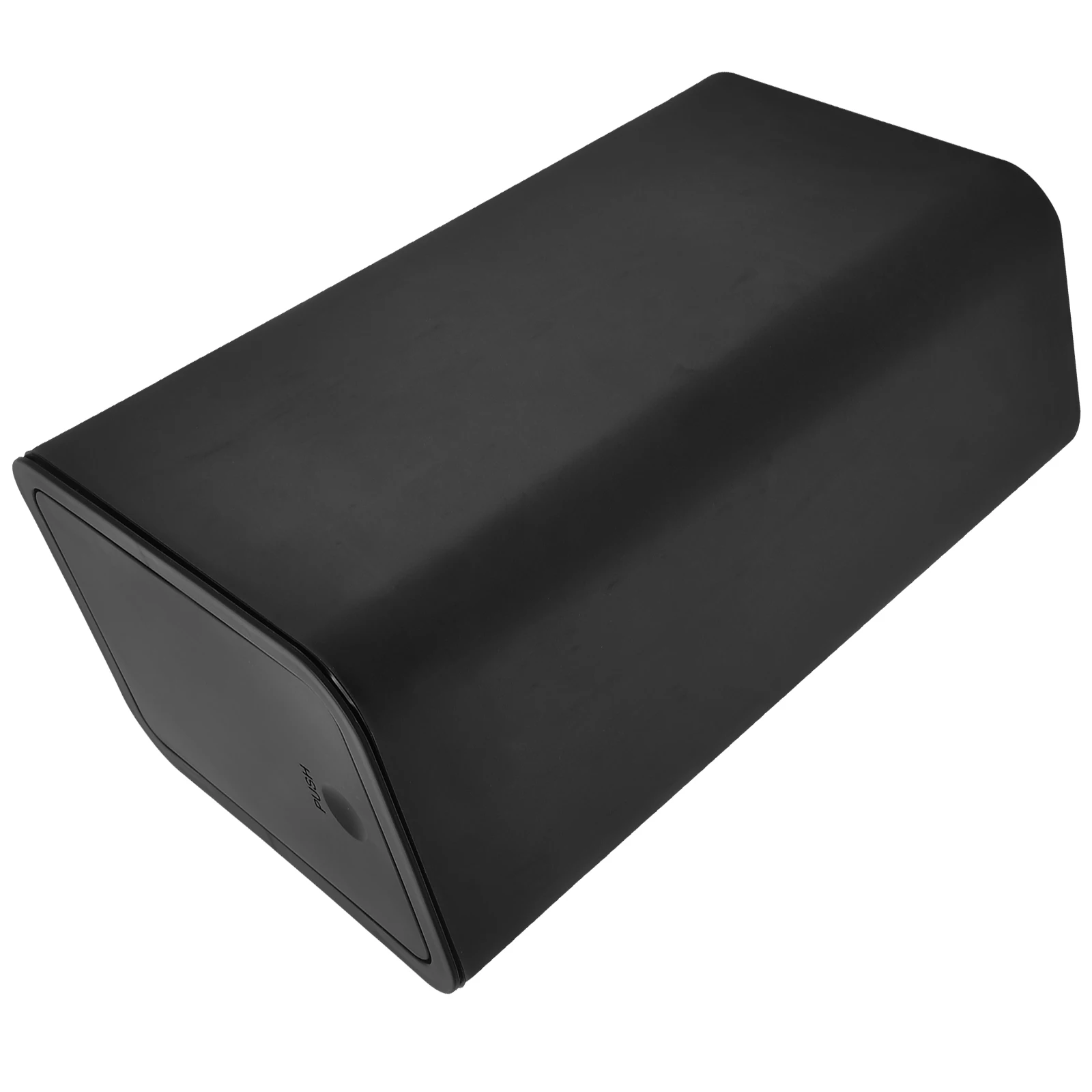 

Trash Can Bathroom Garbage Bin Up Lid Compact Plastic Waste Container Household Bucket Black Thicken Garbage Can Kitchen