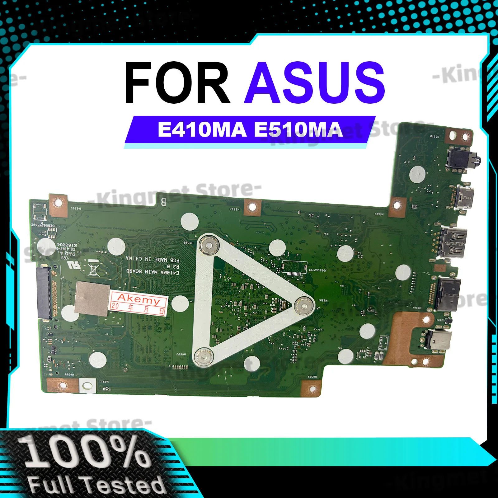 E410MA Laptop Motherboard For ASUS EeeBook E410M E410MAB E410MA Notebook Mainboard With Celeron CPU 100% tests OK fast shipping