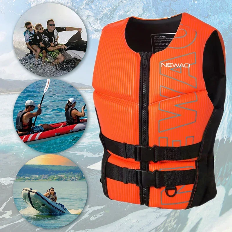 

High Quality Adult Lifejacket Swimming Surfing Neoprene Buoyant Vest Swimming Fishing Surfing Life Vest Swimming Floating Cloth