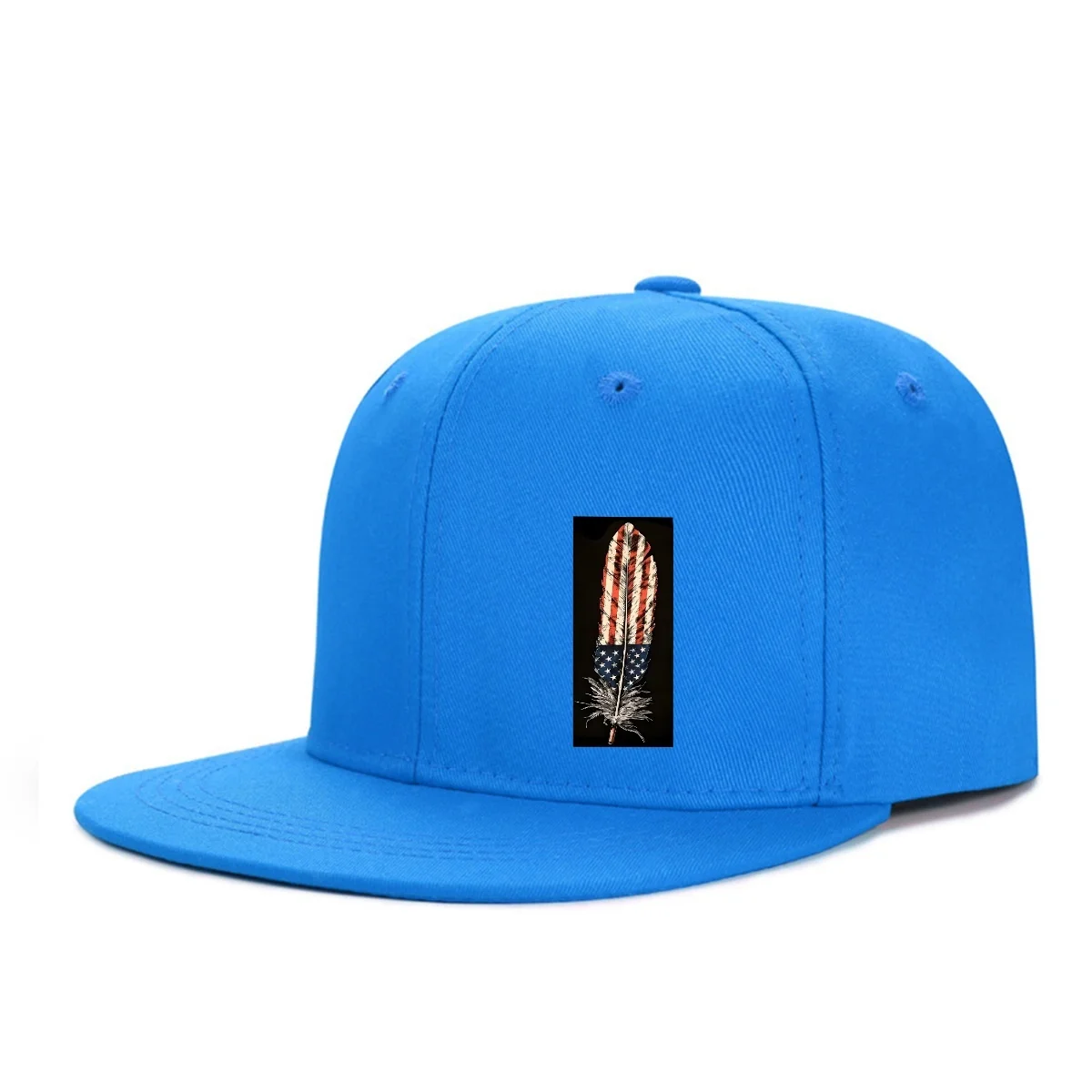 Trendy and Fashionable Outdoor Casual Versatile Sports-style Bonus Item Flat-brim Hat, Unisex Design for Daily Streetwear, Print