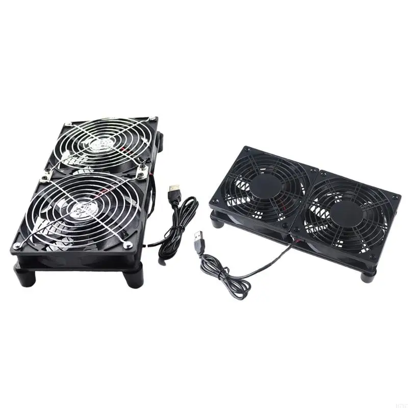

D7YC 2x 120 мм 5V USB Power Feanged PC Fean