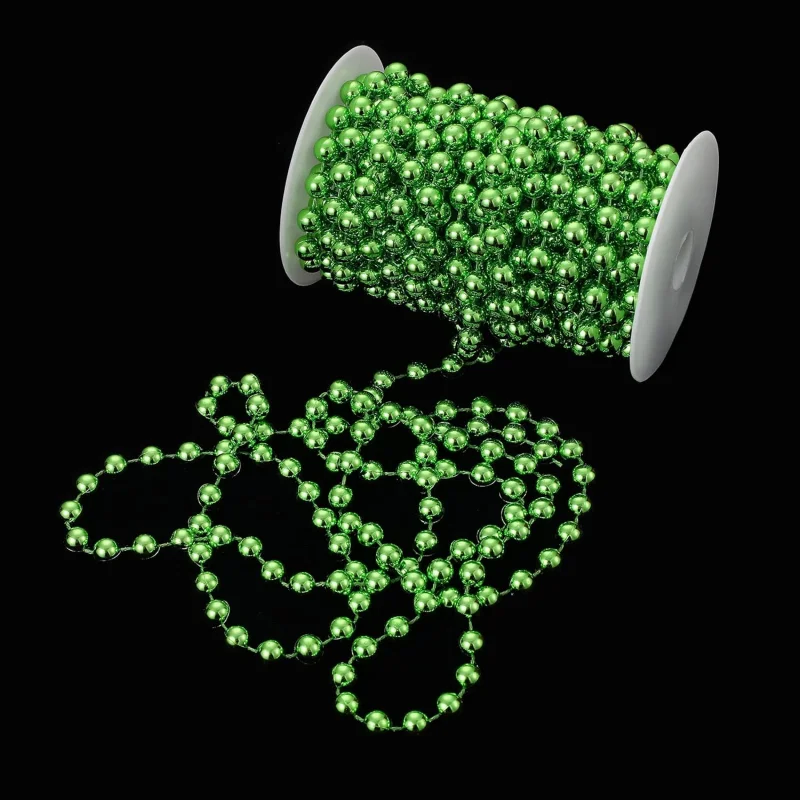 11/33yards 5mm/10mm Round Fishing Line Artificial Pearls Flower Beads Chain Garland Flowers Wedding Party Decoration Diy