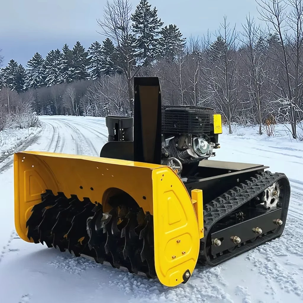 

Self Propelled Remote Snow Blower Cordless Brushless Powerful Autonomous Robot Tracking Low Energy Consumption