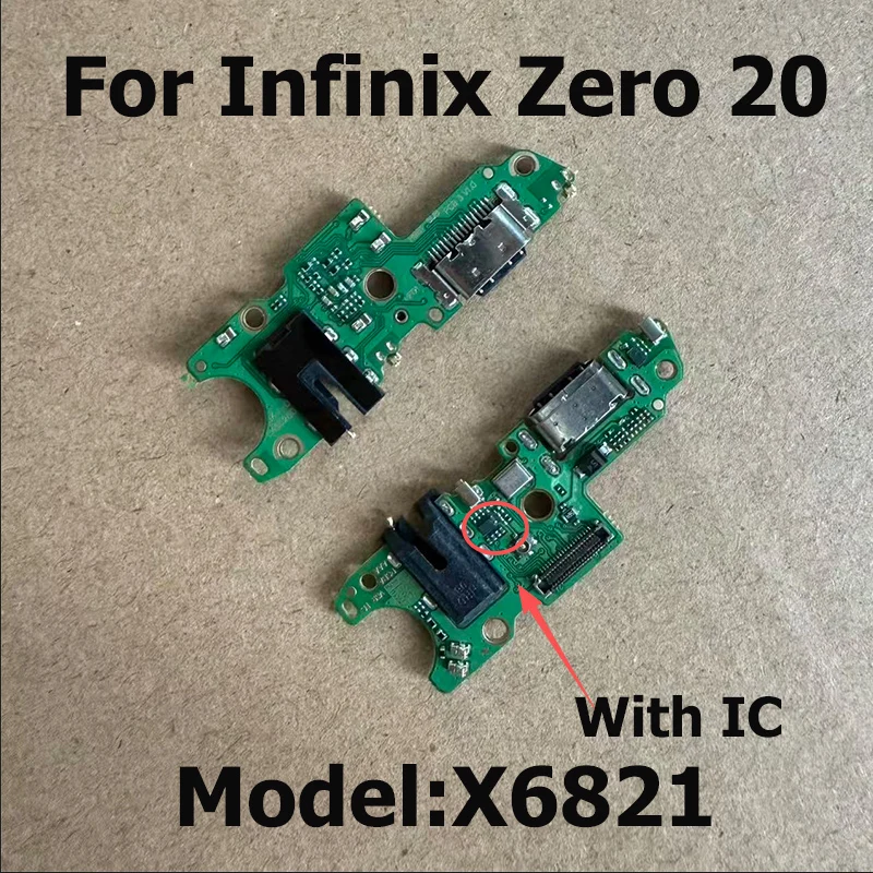 

Fast Charger For Infinix Zero 20 USB Charging Dock Port PCB Charging Board Connector Flex Cable X6821