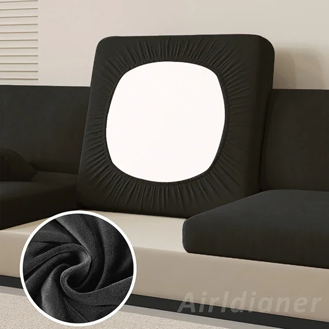 Superzachte fluwelen bankzitkussenhoes voor woonkamer Dikke pluche bankhoezen Stretch L-vorm hoekfauteuil bank hoes