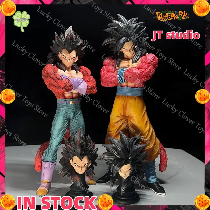 【EN STOCK】Figuras de Anime de Dragon Ball de JT studio SSJ4 Goku, Vegeta Super Saiyan 4, estatua de PVC, juguetes de colección, regalos