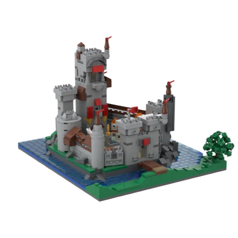 

MOC Medieval Castle Series Model Building Set - Small Part Jigsaw Puzzle Blocks 1002 Pieces - Suitable for All Hobbyists to Asse