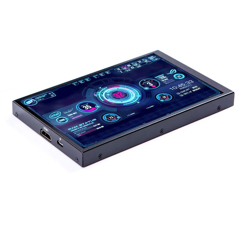 

7inch IPS Dynamic Display 1024*600 Host Temperature Control Display Sub-screen Aida64 Computer Monitoring USB