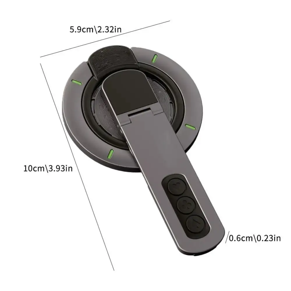New Double-sided Magnetic Phone Holder 360° Rotatable Multi-angle Cell Phone Bracket Adjustable Ultra-thin Mobile Phone Stand