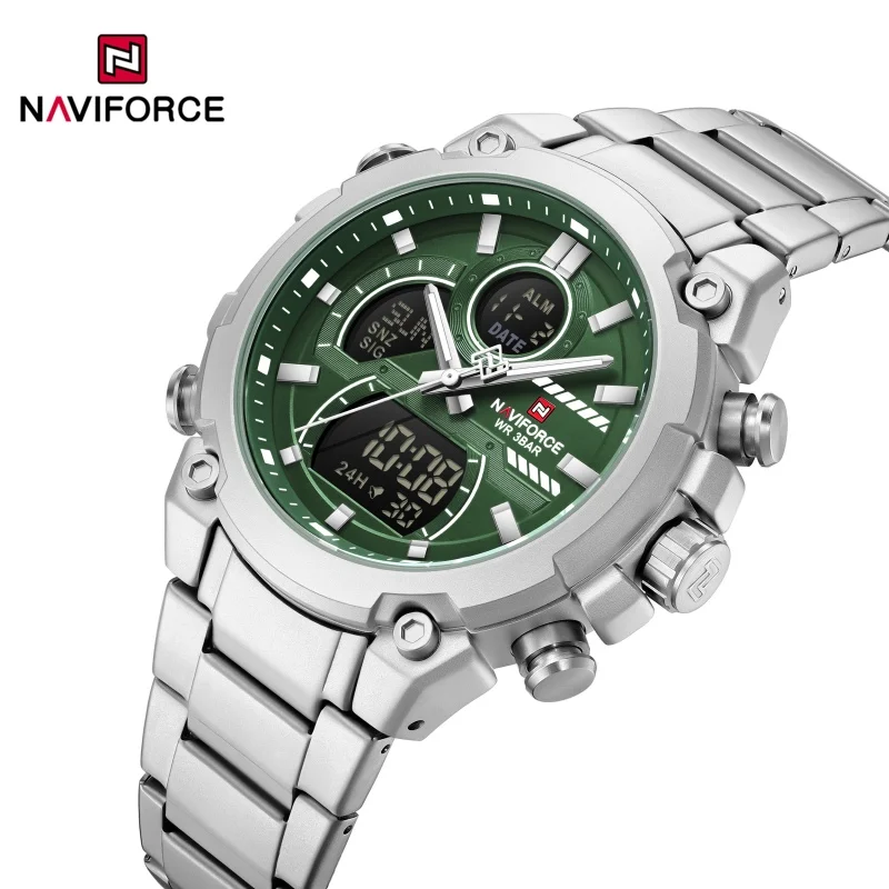 

9278 NAVIFORCE Bussiness Original New Wrist Watch For Men Waterproof Digital Fashion Watches Male Relogio Masculino Free Shiping