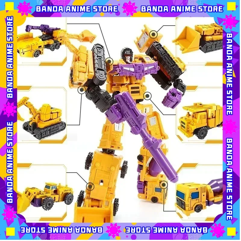 In Voorraad 6 in 1 MINI Devastator Transformatie Model MINI Devastator 22 CM Action Figure Robot Plastic Speelgoed BESTE Gift