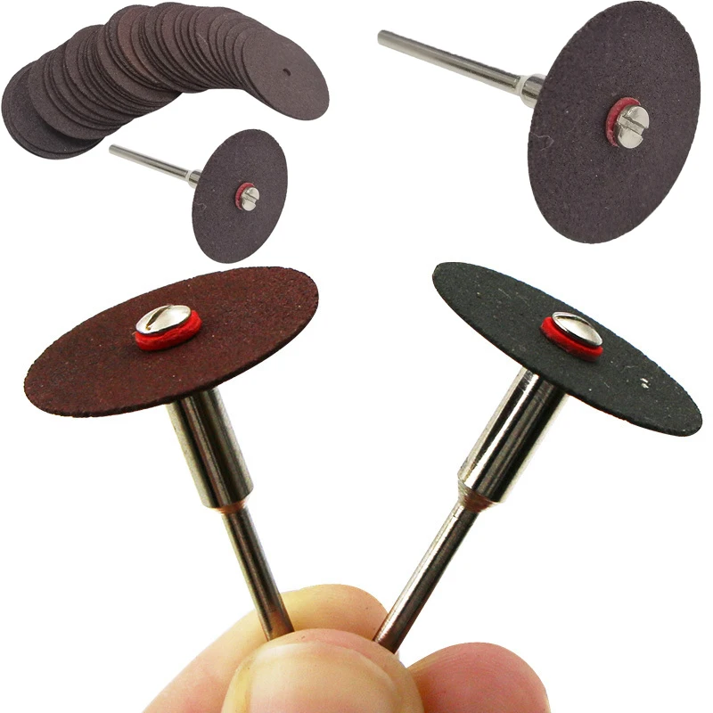 36pcs 24mm Fiberglass Reinforced Mini Drill Cutting Disc Cut Off Wheel Dremel Accessories Abrasive Tools for Rotary Tool