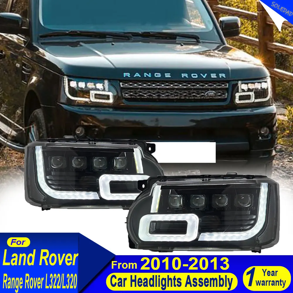 Car LED Headlight For Land Rover Range Rover Sport/Executive Version 2010-2013 L322 L320 Upgrade LED Projector Headlamp Assembly