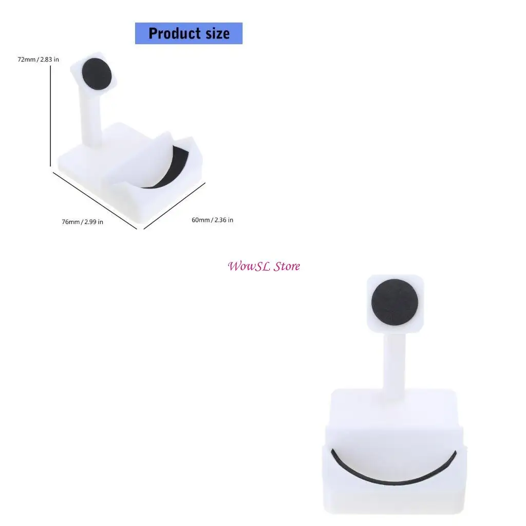 

Easy to Installs Mouse Desktop Holder Plastic NonSlip Base Ensures Stability HX5E