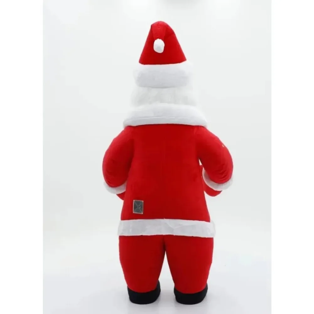 Inflatable Santa Claus Mascot Costume Adult Size Walking Doll for Christmas Halloween Carnival Party No Battery No Charger view 3