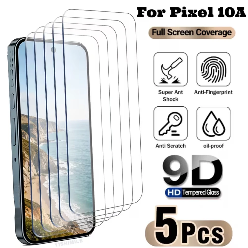 

1/5Pcs HD Screen Protector For Google Pixel 9 Pro XL 10 Pro XL 9 10 Pro 9 Pro 9A Tempered Glass For Google Pixel 10Pro XL Unlock