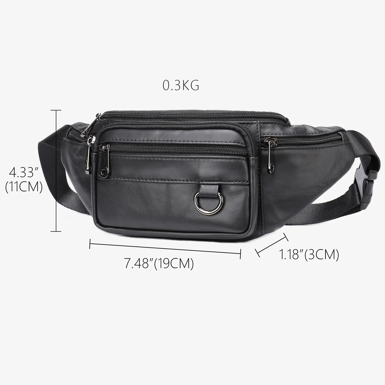 Bolsa de cintura de couro pequena para homens, pacote de Fanny para celular masculino, bolsa de cinto de esportes ao ar livre masculina